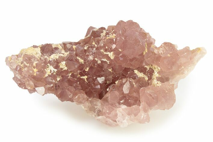 Sparkly Pink Amethyst Geode Section - Argentina #271320